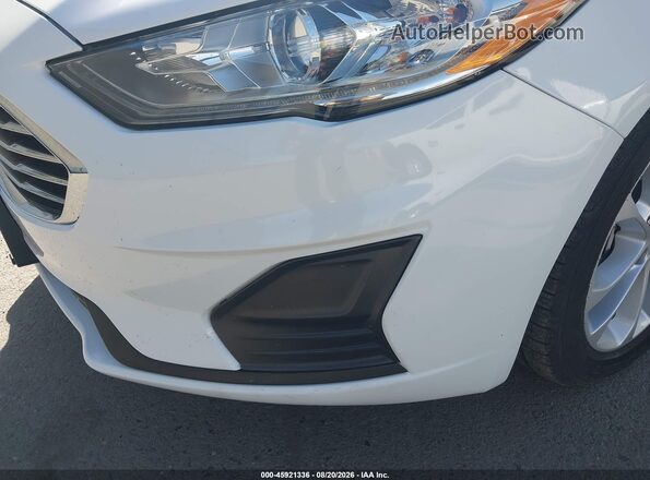 3FA6P0LU5KR274193 2019 FORD FUSION HYBRID White Widok zestawu wskaźników