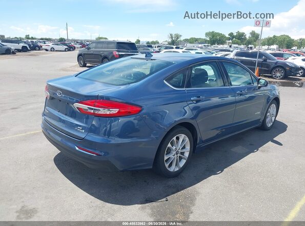 3FA6P0LU5KR274520 2019 FORD FUSION HYBRID Dark Blue Задня права чверть