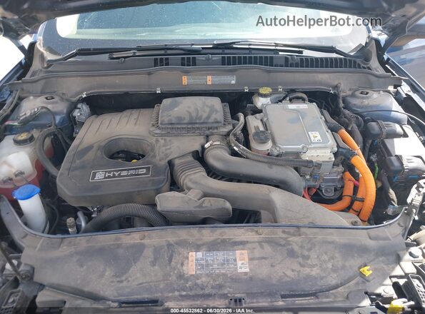3FA6P0LU5KR274520 2019 FORD FUSION HYBRID Dark Blue Вид ззаду