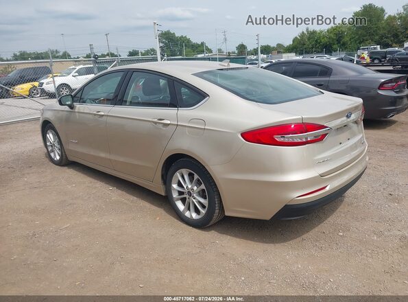 3FA6P0LU5KR276736 2019 FORD FUSION HYBRID Champagne Задняя левая четверть
