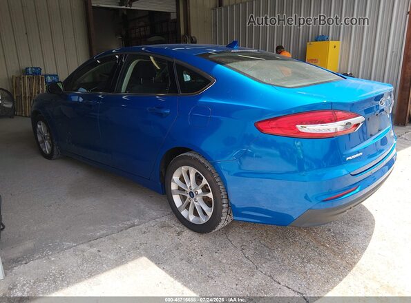 3FA6P0LU5LR201696 2020 FORD FUSION Blue უკანა მარცხენა
