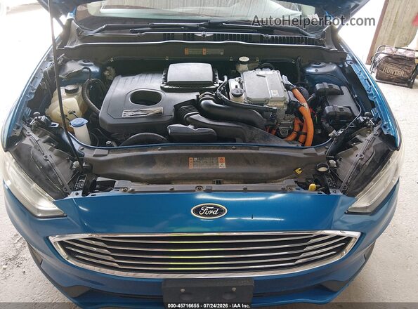 3FA6P0LU5LR201696 2020 FORD FUSION Blue უკანა ხედი