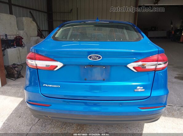 3FA6P0LU5LR201696 2020 FORD FUSION Blue წინა ხედი