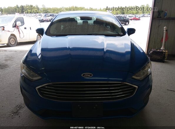 3FA6P0LU5LR201696 2020 FORD FUSION Blue ხელსაწყოთა პანელის ხედი