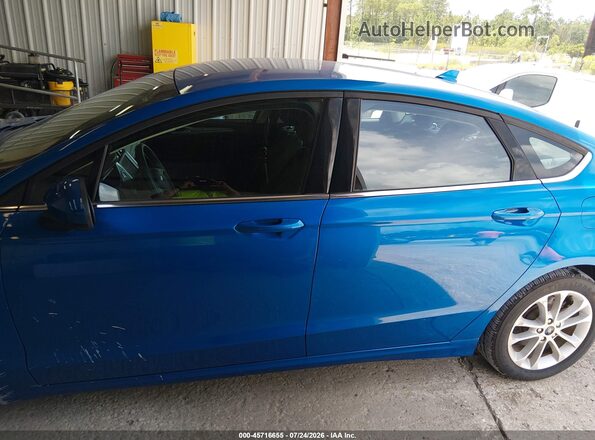 3FA6P0LU5LR201696 2020 FORD FUSION Blue სალონის 360-გრადუსიანი ხედი