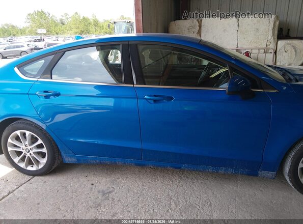 3FA6P0LU5LR201696 2020 FORD FUSION Blue უკანა სალონის ხედი
