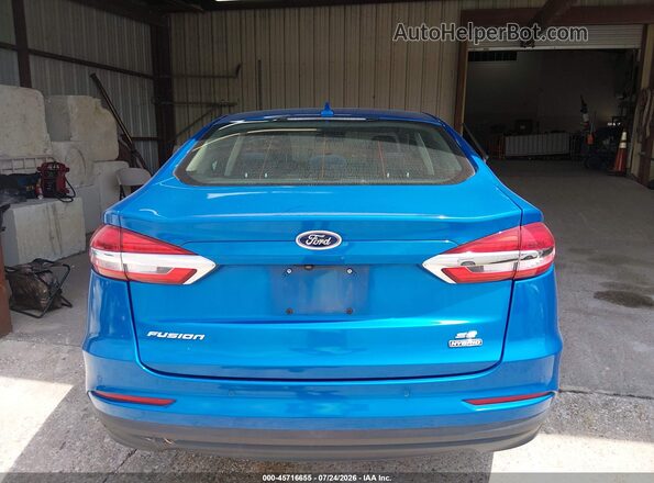 3FA6P0LU5LR201696 2020 FORD FUSION Blue 