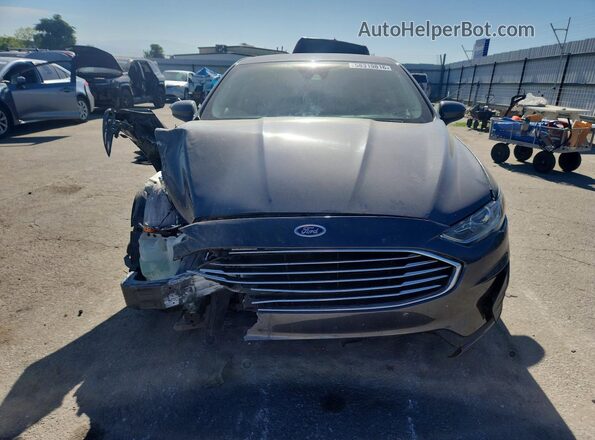 3FA6P0LU5LR258772 2020 FORD FUSION Gray Вид спереду