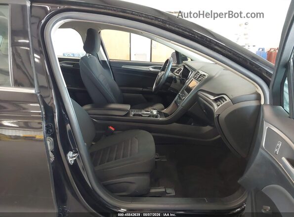 3FA6P0LU5LR262255 2020 FORD FUSION Black Widok wnętrza z przodu