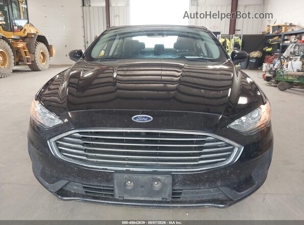 3FA6P0LU5LR262255 2020 FORD FUSION Black Widok zestawu wskaźników