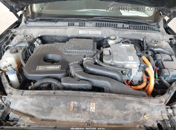 3FA6P0LU5LR262255 2020 FORD FUSION Black Widok z tyłu