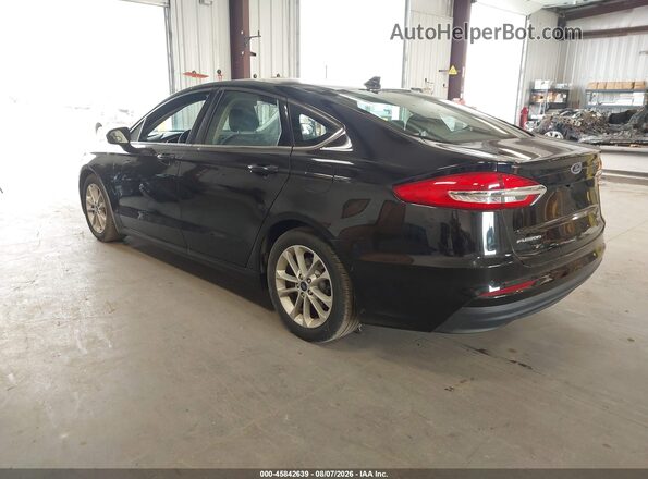 3FA6P0LU5LR262255 2020 FORD FUSION Black Tył lewy