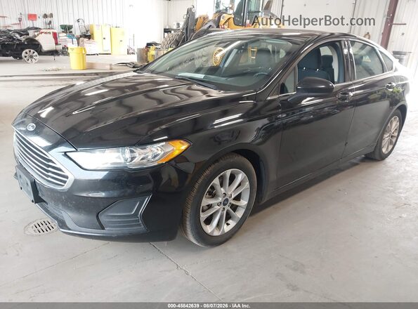 3FA6P0LU5LR262255 2020 FORD FUSION Black Przód lewy
