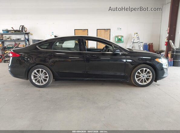3FA6P0LU5LR262255 2020 FORD FUSION Black Widok wnętrza z tyłu
