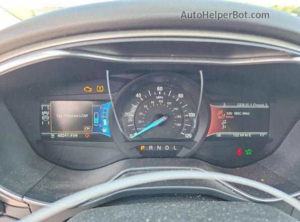 3FA6P0LU6GR130773 2016 FORD FUSION Silver Vista del cuadro de instrumentos