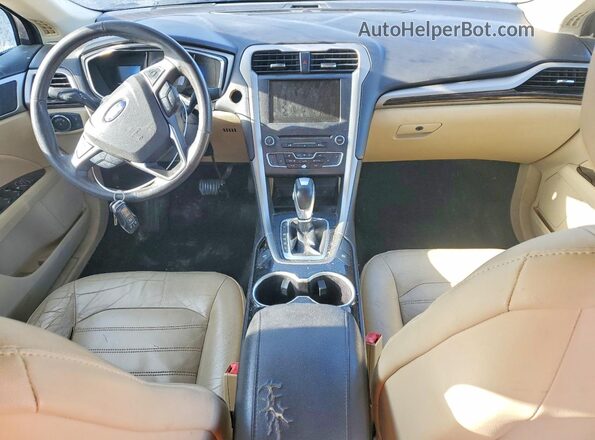 3FA6P0LU6GR155138 2016 FORD FUSION Gray Vista del salpicadero