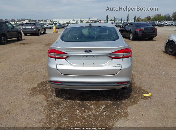 3FA6P0LU6HR325919 2017 FORD FUSION HYBRID Silver 