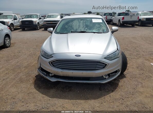 3FA6P0LU6HR325919 2017 FORD FUSION HYBRID Silver Instrument cluster view