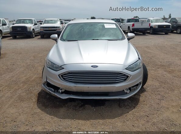 3FA6P0LU6HR325919 2017 FORD FUSION HYBRID Silver Front view