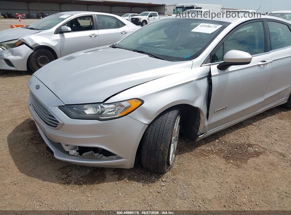 3FA6P0LU6HR325919 2017 FORD FUSION HYBRID Silver 