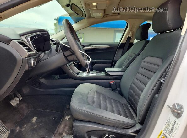 3FA6P0LU6JR139173 2018 FORD FUSION Белый Вид салона спереди