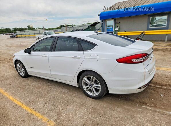 3FA6P0LU6JR139173 2018 FORD FUSION Белый Задняя левая четверть