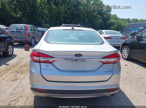 3FA6P0LU6JR147418 2018 FORD FUSION HYBRID Silver 