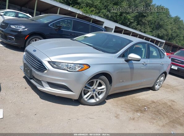 3FA6P0LU6JR147418 2018 FORD FUSION HYBRID Silver სალონის 360-გრადუსიანი ხედი