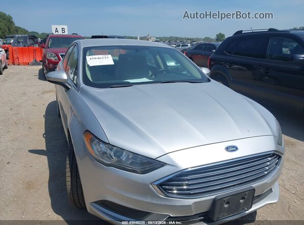 3FA6P0LU6JR147418 2018 FORD FUSION HYBRID Silver ხელსაწყოთა პანელის ხედი