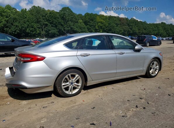 3FA6P0LU6JR161920 2018 FORD FUSION Silver Tył prawy
