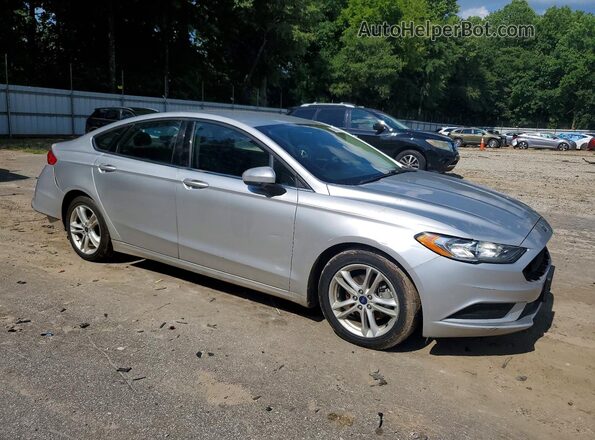 3FA6P0LU6JR161920 2018 FORD FUSION Silver Przód prawy