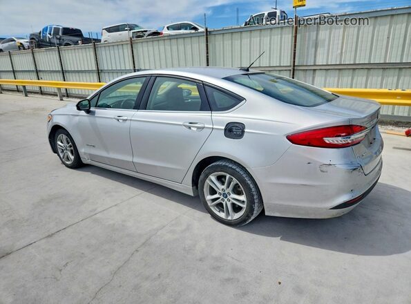 3FA6P0LU6JR173050 2018 FORD FUSION Silver Rear left