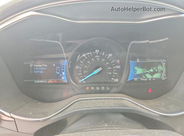 3FA6P0LU6JR173050 2018 FORD FUSION Silver Instrument cluster view