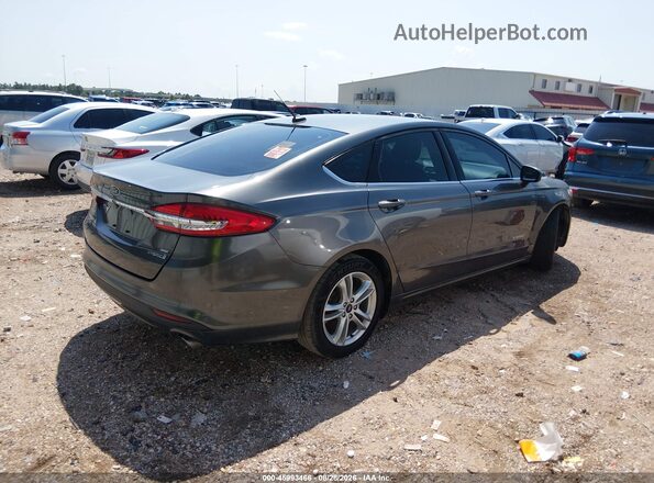 3FA6P0LU6JR197302 2018 FORD FUSION HYBRID Gray Tył prawy