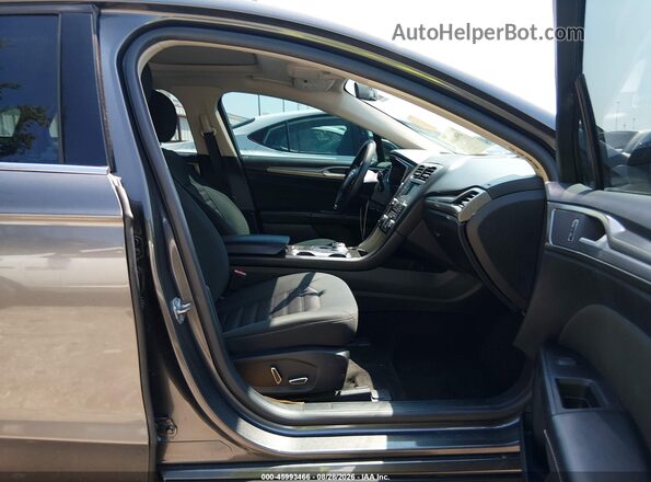 3FA6P0LU6JR197302 2018 FORD FUSION HYBRID Gray Widok wnętrza z przodu