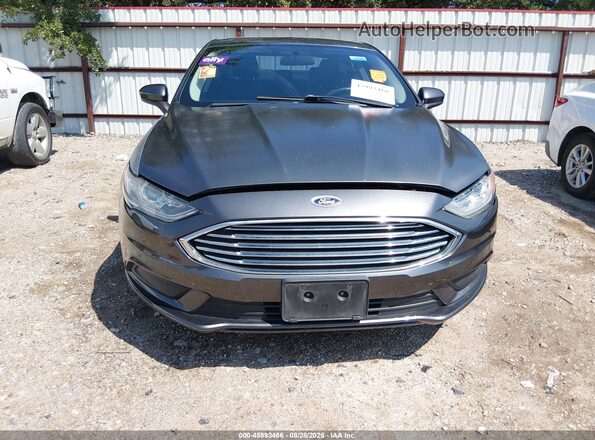 3FA6P0LU6JR197302 2018 FORD FUSION HYBRID Gray Widok zestawu wskaźników