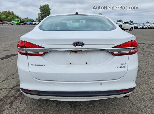 3FA6P0LU6JR261287 2018 FORD FUSION White უკანა ხედი