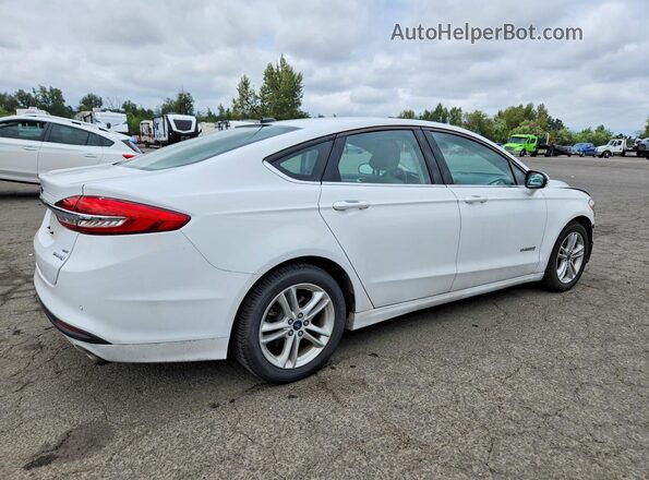 3FA6P0LU6JR261287 2018 FORD FUSION White უკანა მარჯვენა