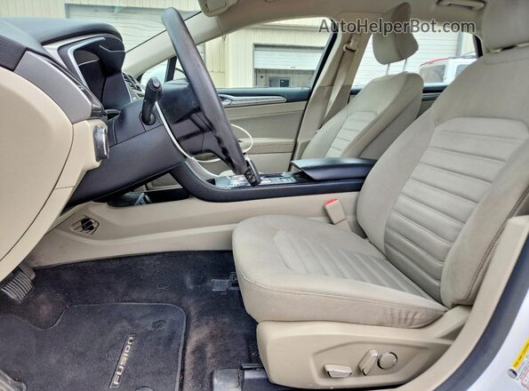 3FA6P0LU6JR261287 2018 FORD FUSION White წინა სალონის ხედი