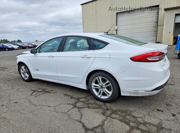 3FA6P0LU6JR261287 2018 FORD FUSION White უკანა მარცხენა