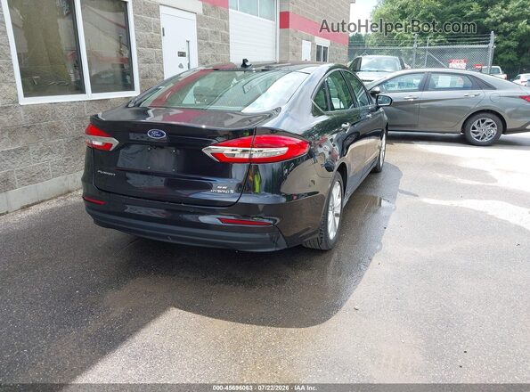 3FA6P0LU6KR226945 2019 FORD FUSION HYBRID Black Tył prawy