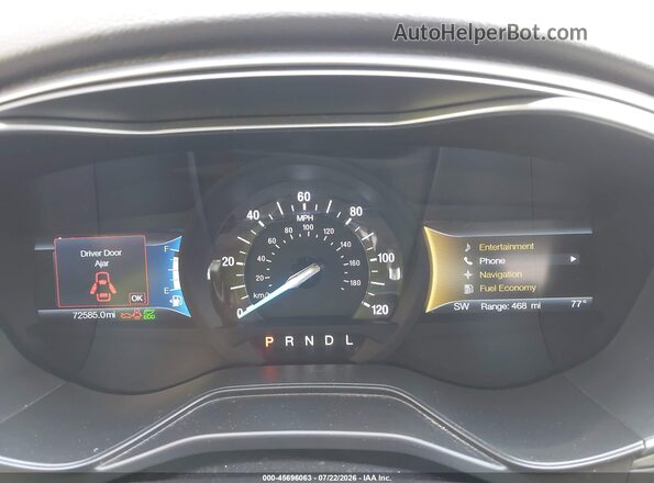 3FA6P0LU6KR226945 2019 FORD FUSION HYBRID Black Widok tylnych siedzeń