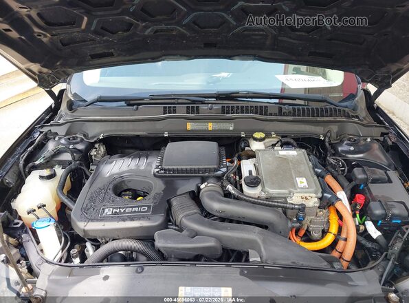 3FA6P0LU6KR226945 2019 FORD FUSION HYBRID Black Widok z tyłu