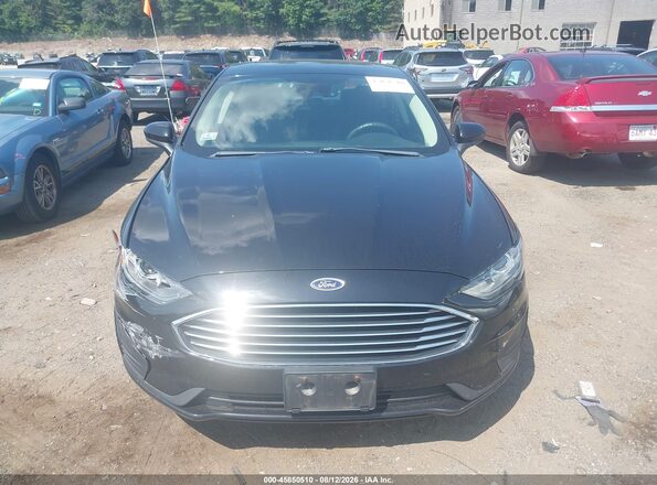 3FA6P0LU6KR262148 2019 FORD FUSION HYBRID Black Вид щитка приладів