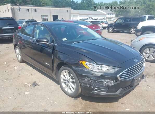 3FA6P0LU6KR262148 2019 FORD FUSION HYBRID Black 