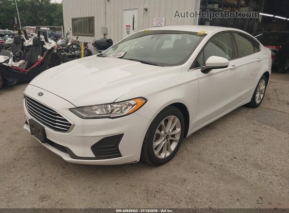 3FA6P0LU6LR119251 2020 FORD FUSION Белый Передняя левая четверть