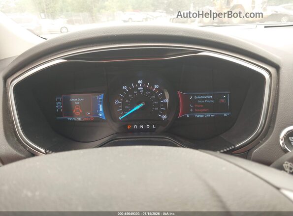 3FA6P0LU6LR119251 2020 FORD FUSION Белый Вид задних сидений