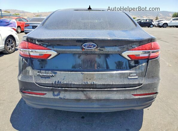3FA6P0LU6LR191700 2020 FORD FUSION Black Widok z tyłu