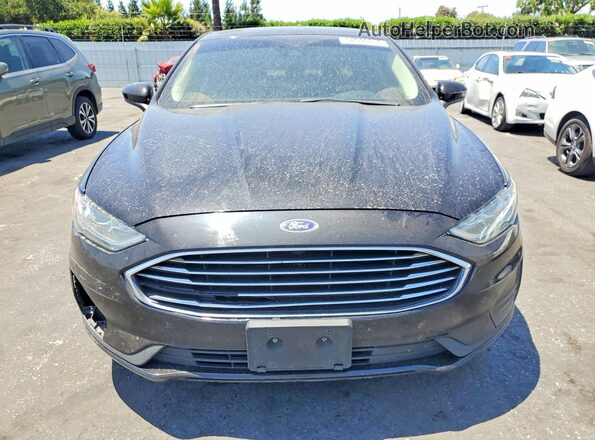 3FA6P0LU6LR191700 2020 FORD FUSION Black Widok z przodu