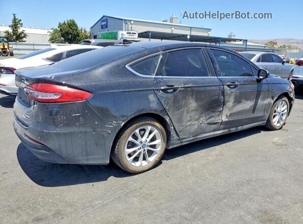 3FA6P0LU6LR191700 2020 FORD FUSION Black Tył prawy